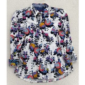 Robert Graham Men Size 3XL Front Runner Classic Fit Shirt Floral Button Down